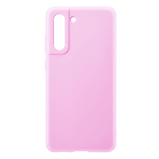 Capa de Silicone Macio para Samsung Galaxy S21 Plus Rosa